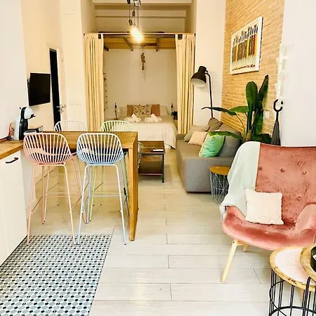 Ferienwohnung Beautiful Loft In The Heart Of Ruzafa, Soho Valencia Exterior foto